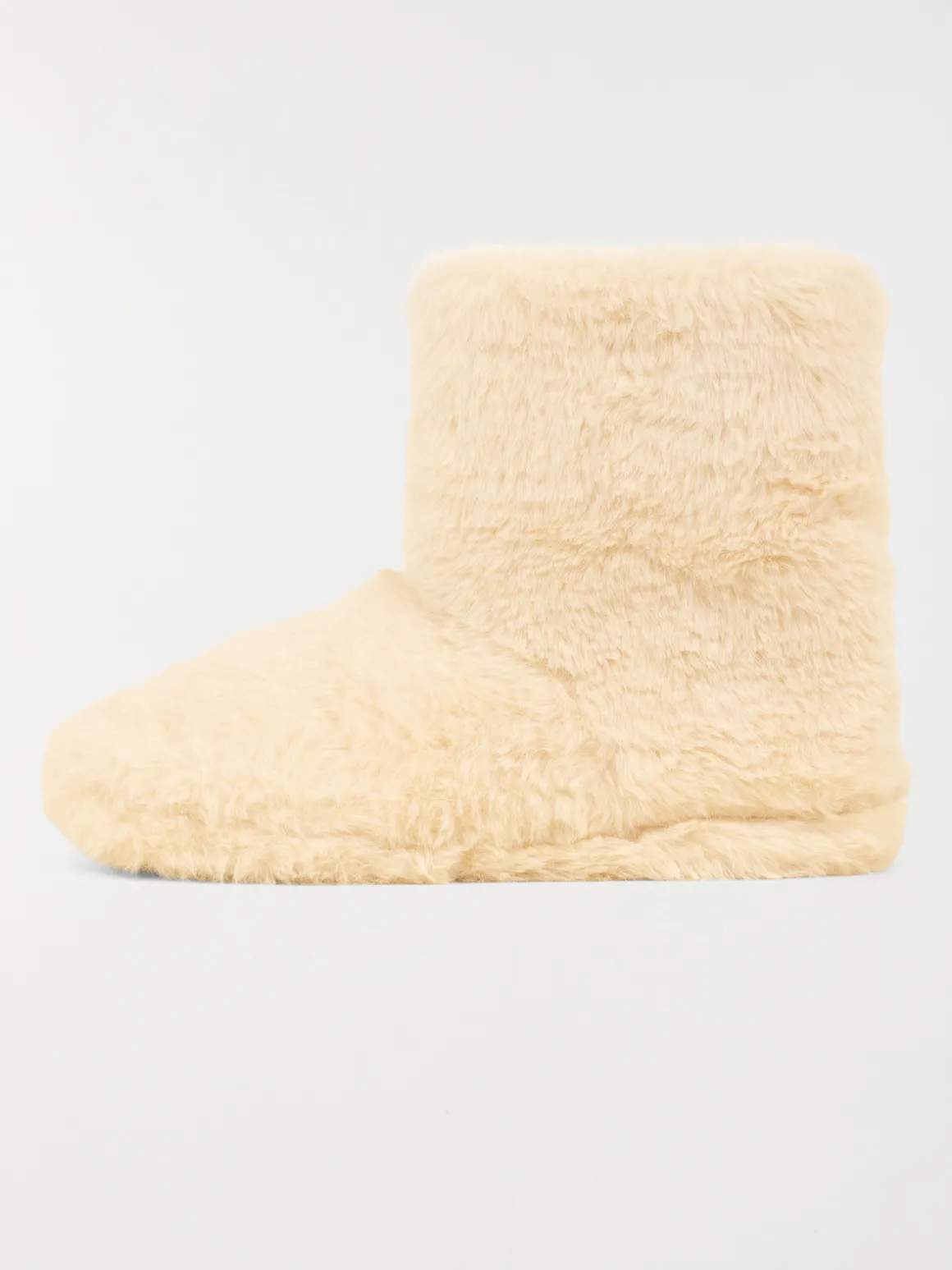 Chausson botte beige femme (36-41)