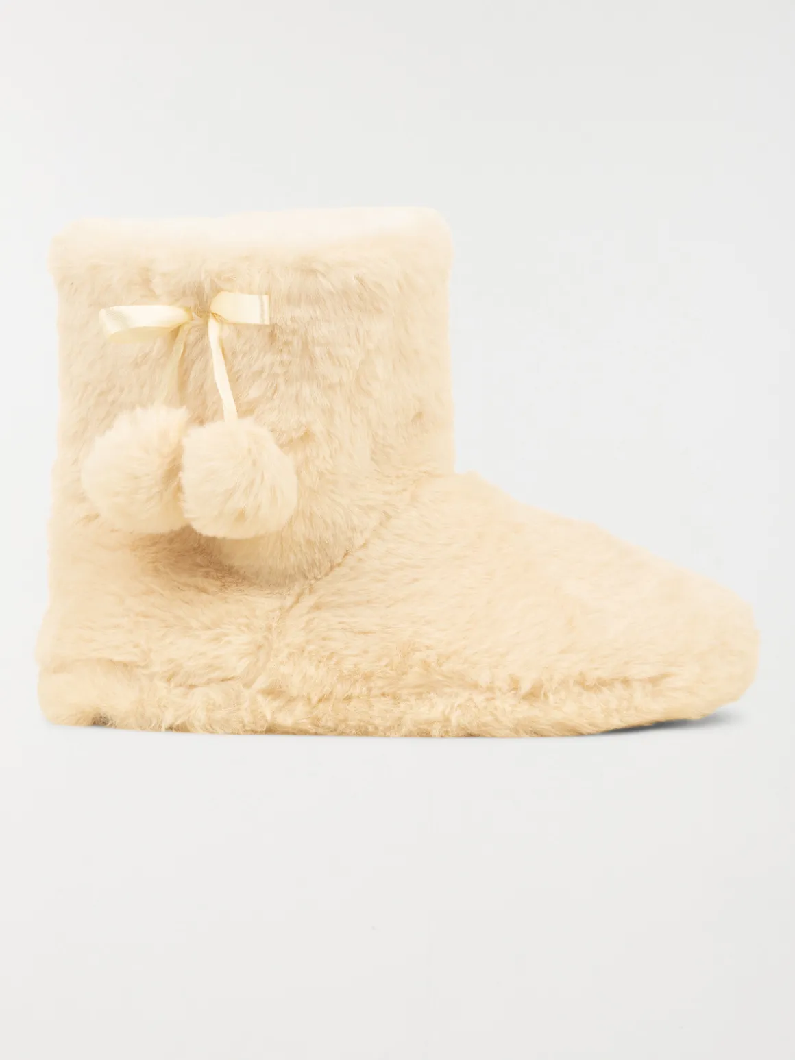 Chausson botte beige femme (36-41)