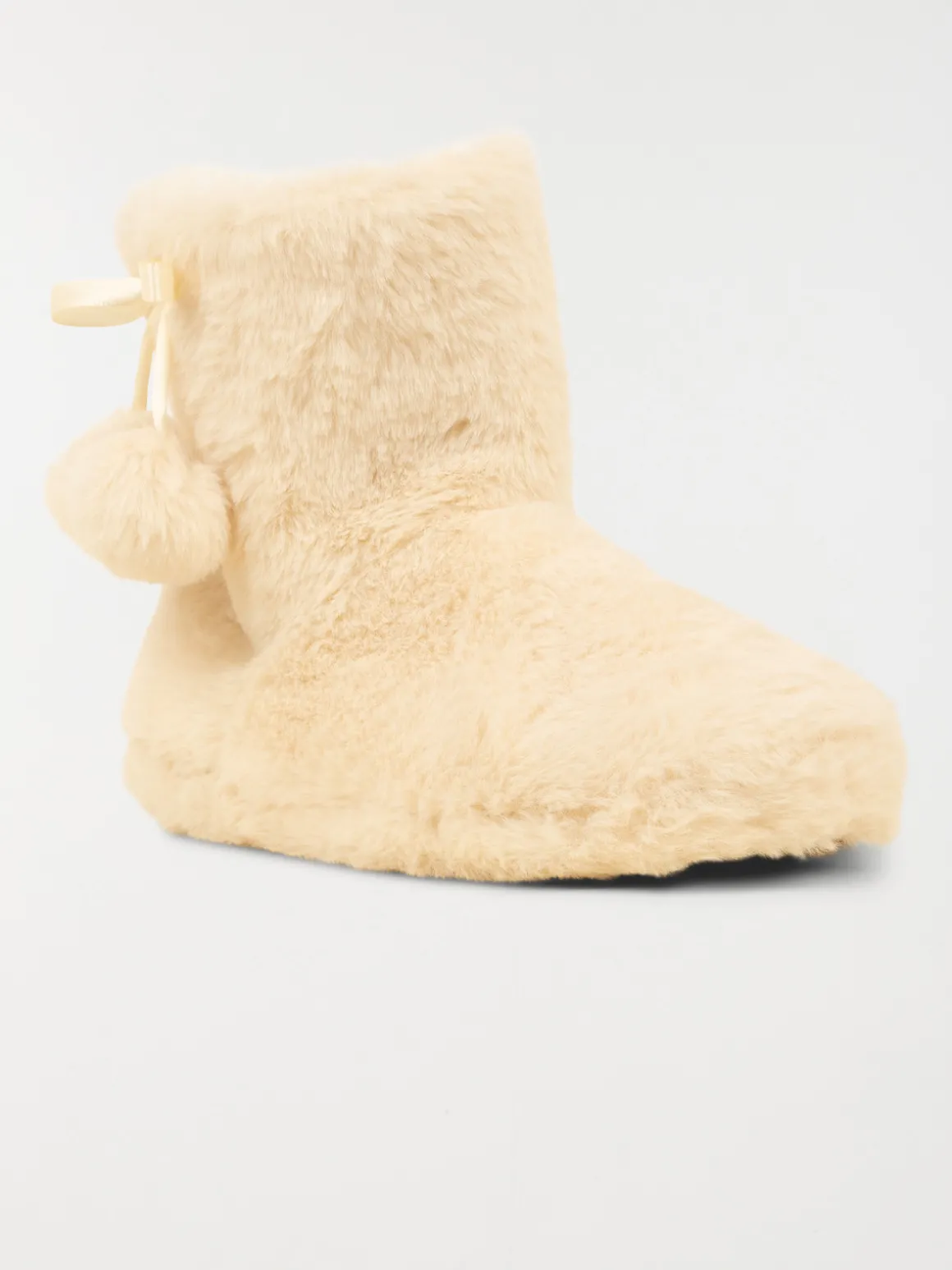 Chausson botte beige femme (36-41)
