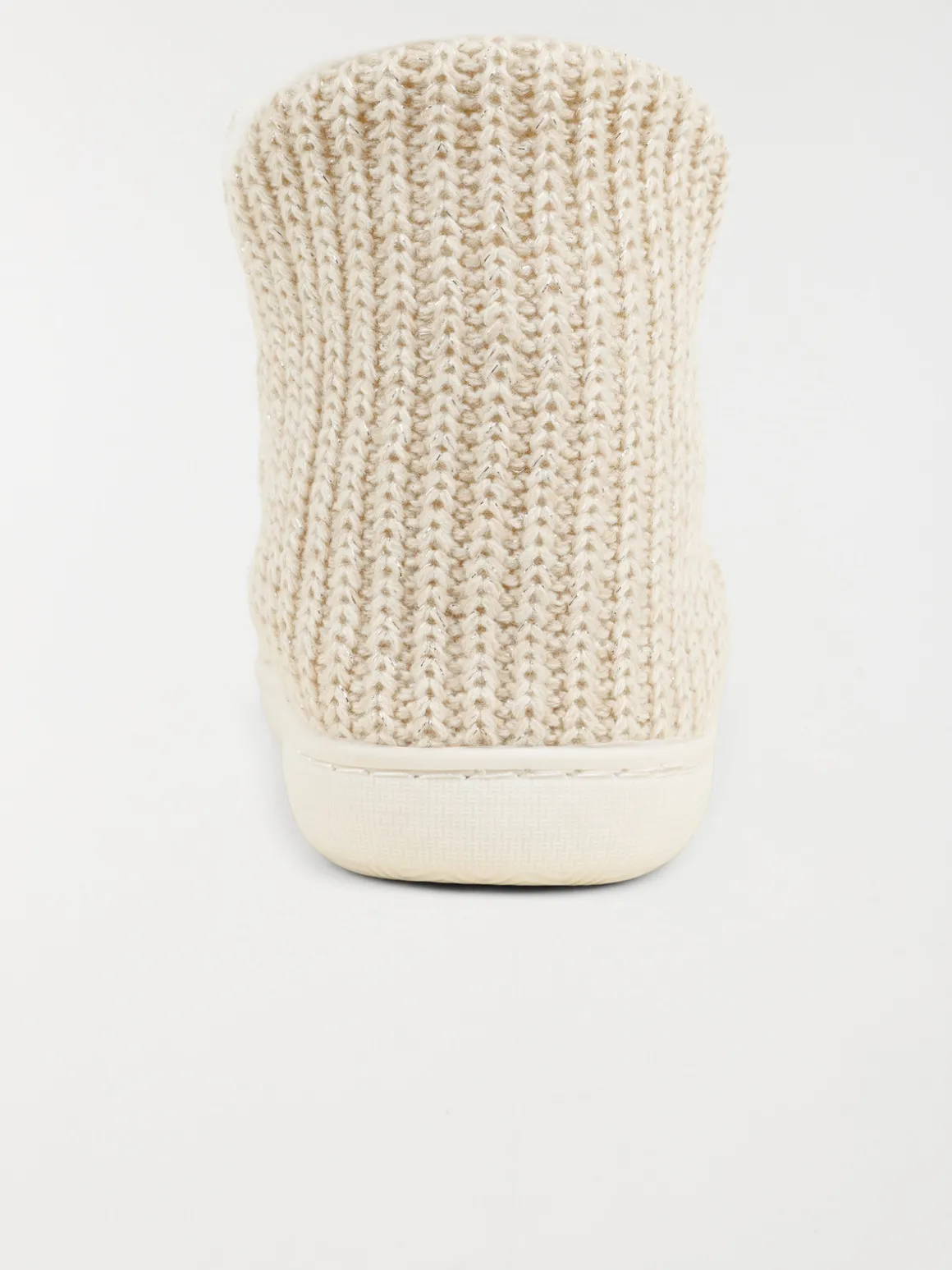Chausson botte femme beige (36-41)