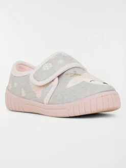 Chausson cerf gris fille (24-30)