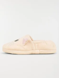 Chausson chat fille beige (31-35)