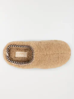 Chausson doux camel femme (36-41)