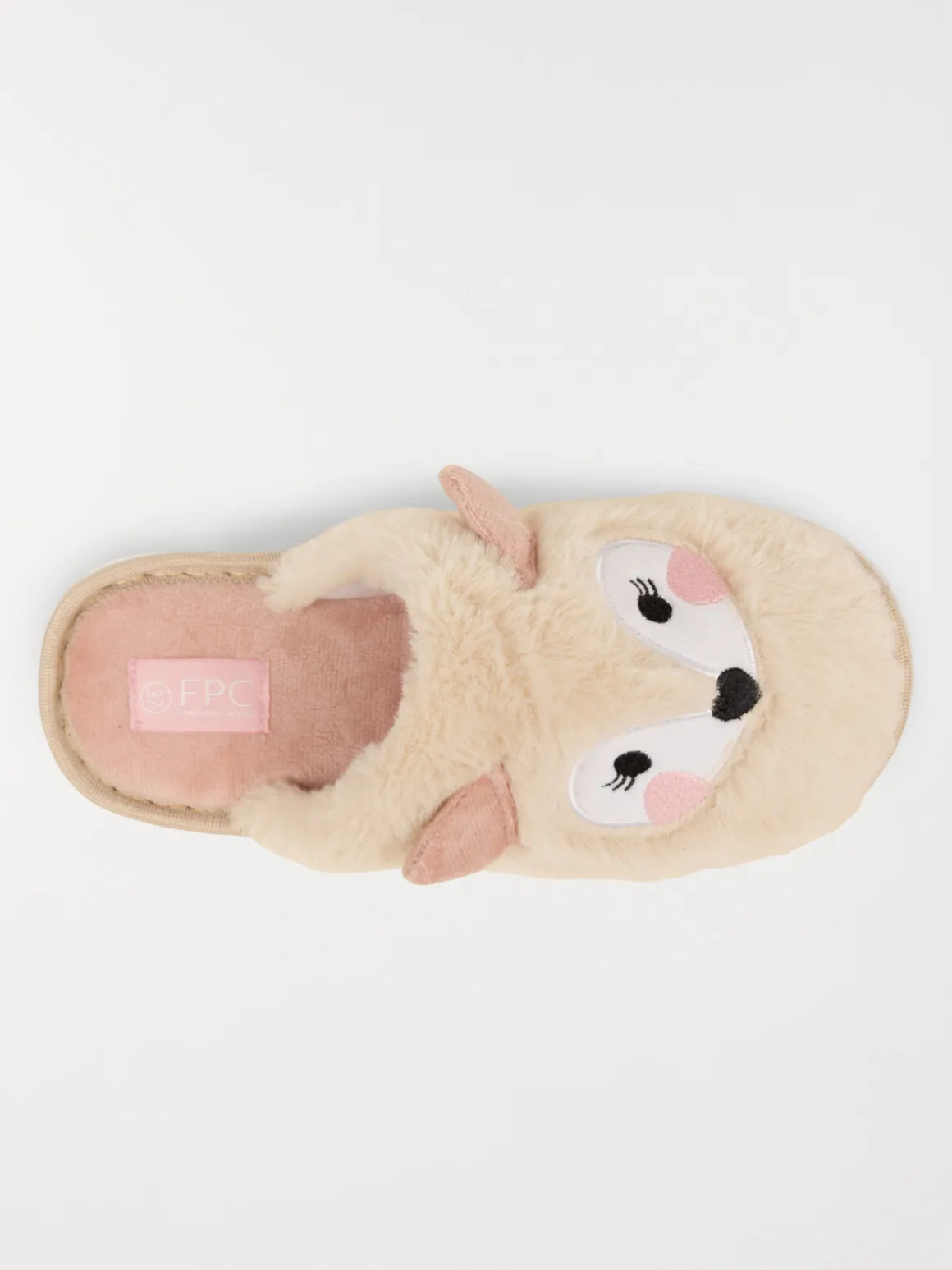 Chausson faon beige (36-41)