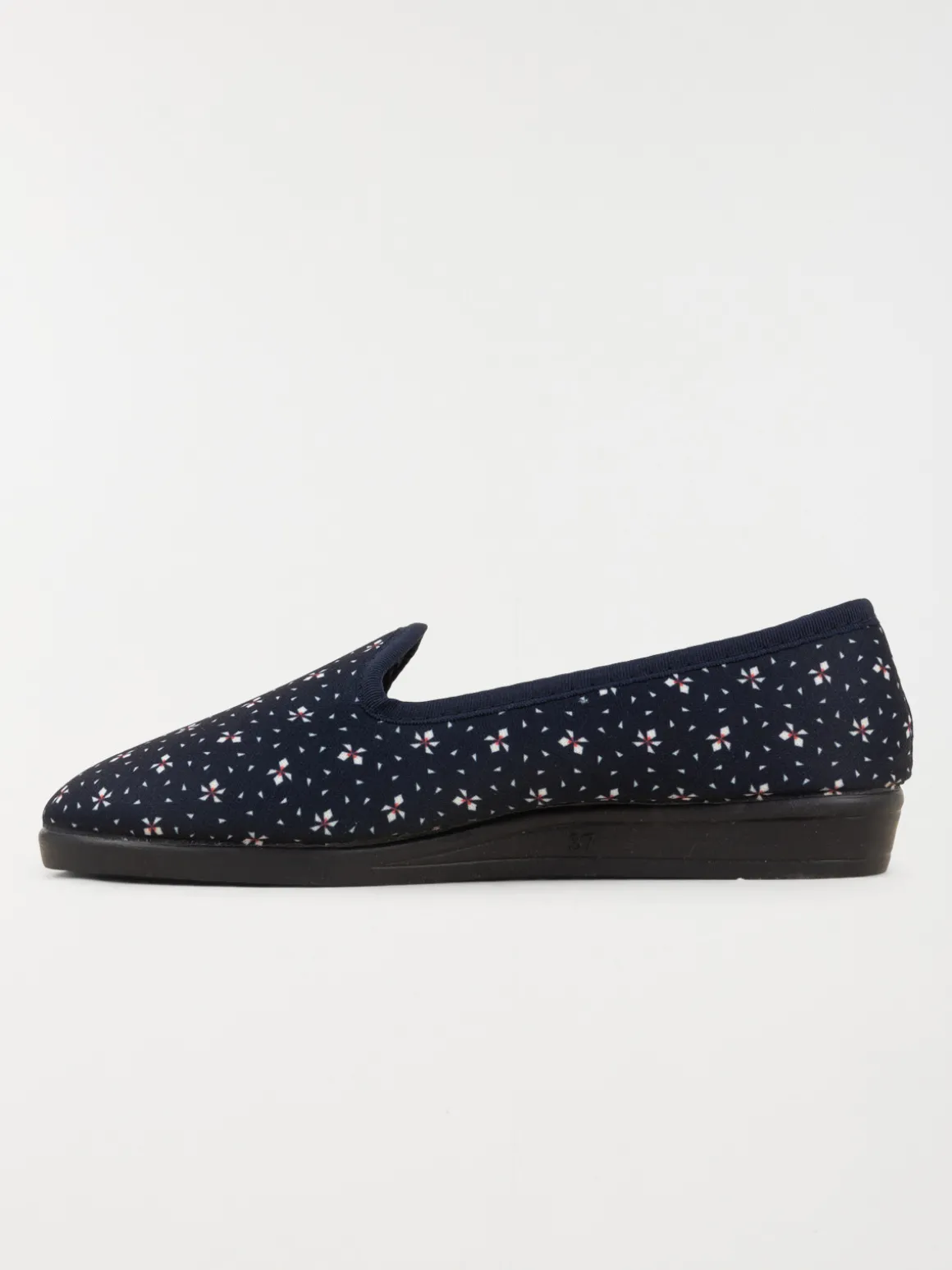 Chausson imprimé marine femme (36-41)