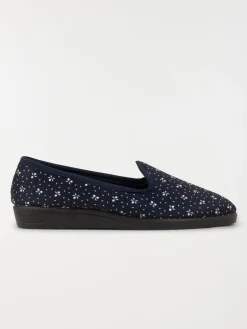 Chausson imprimé marine femme (36-41)