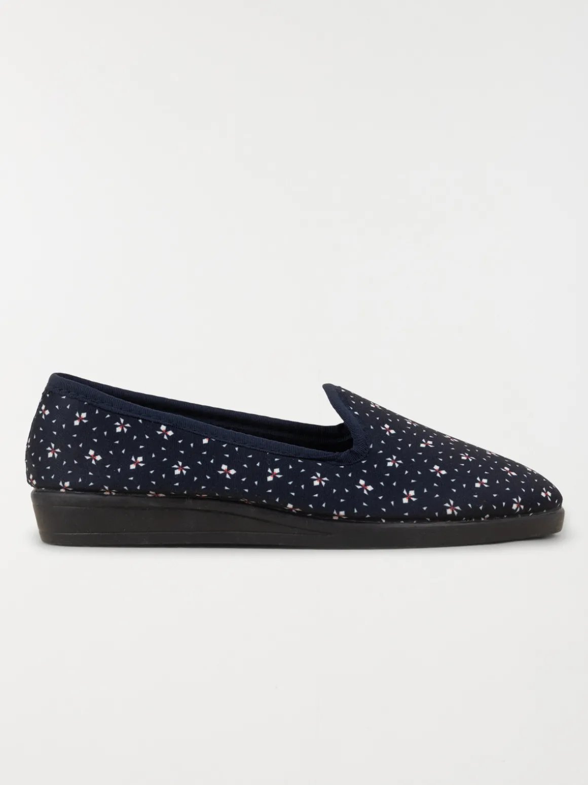 Chausson imprimé marine femme (36-41)