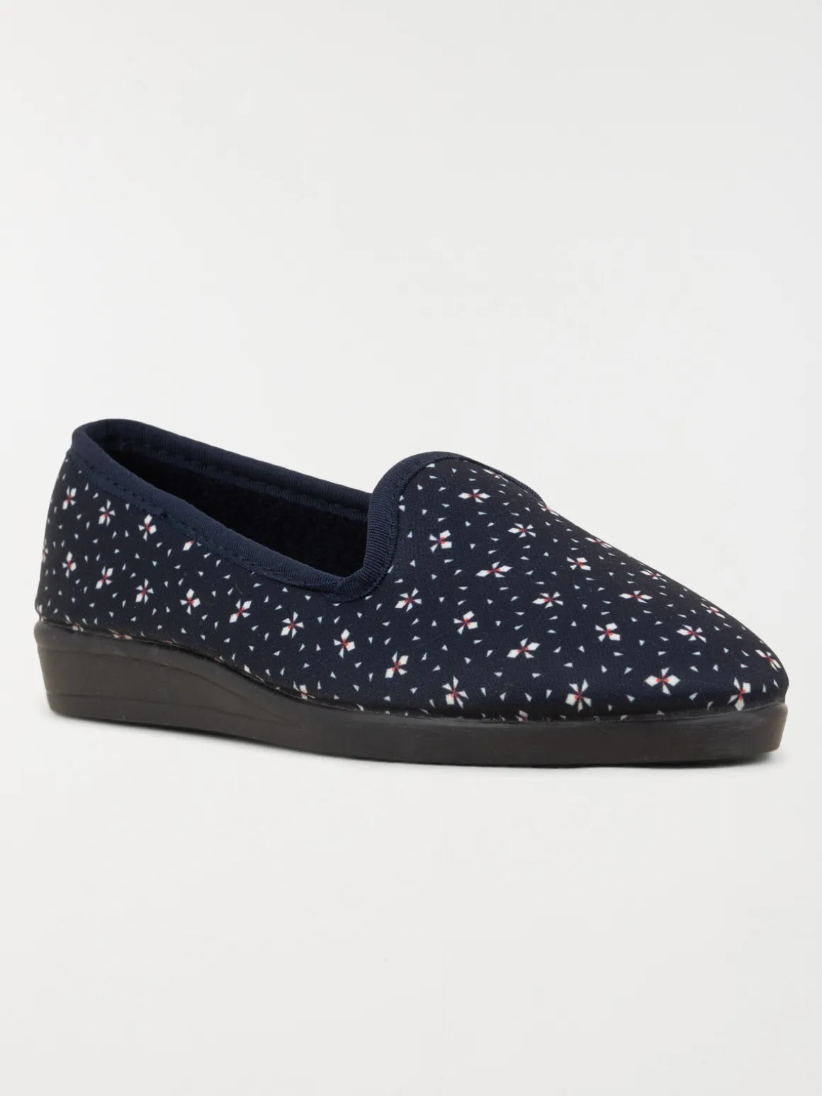 Chausson imprimé marine femme (36-41)