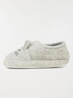 Chausson lapin gris fille (24-30)
