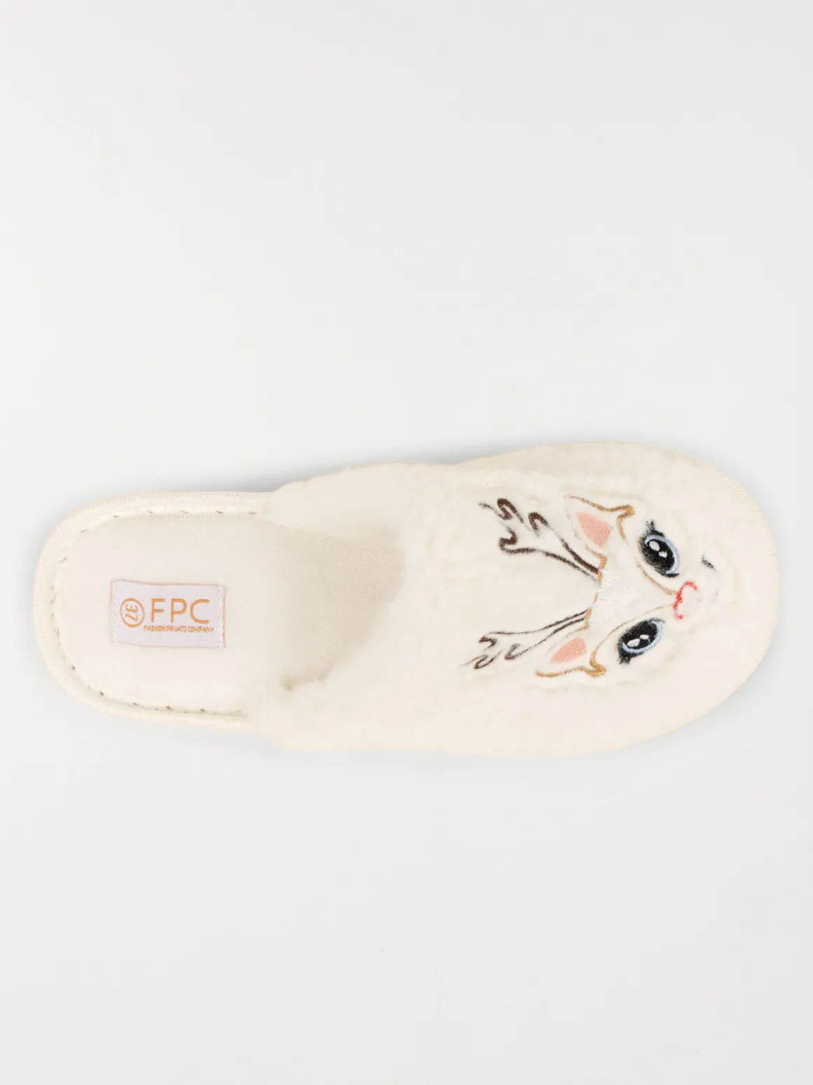 Chausson mule cerf femme (36-41)