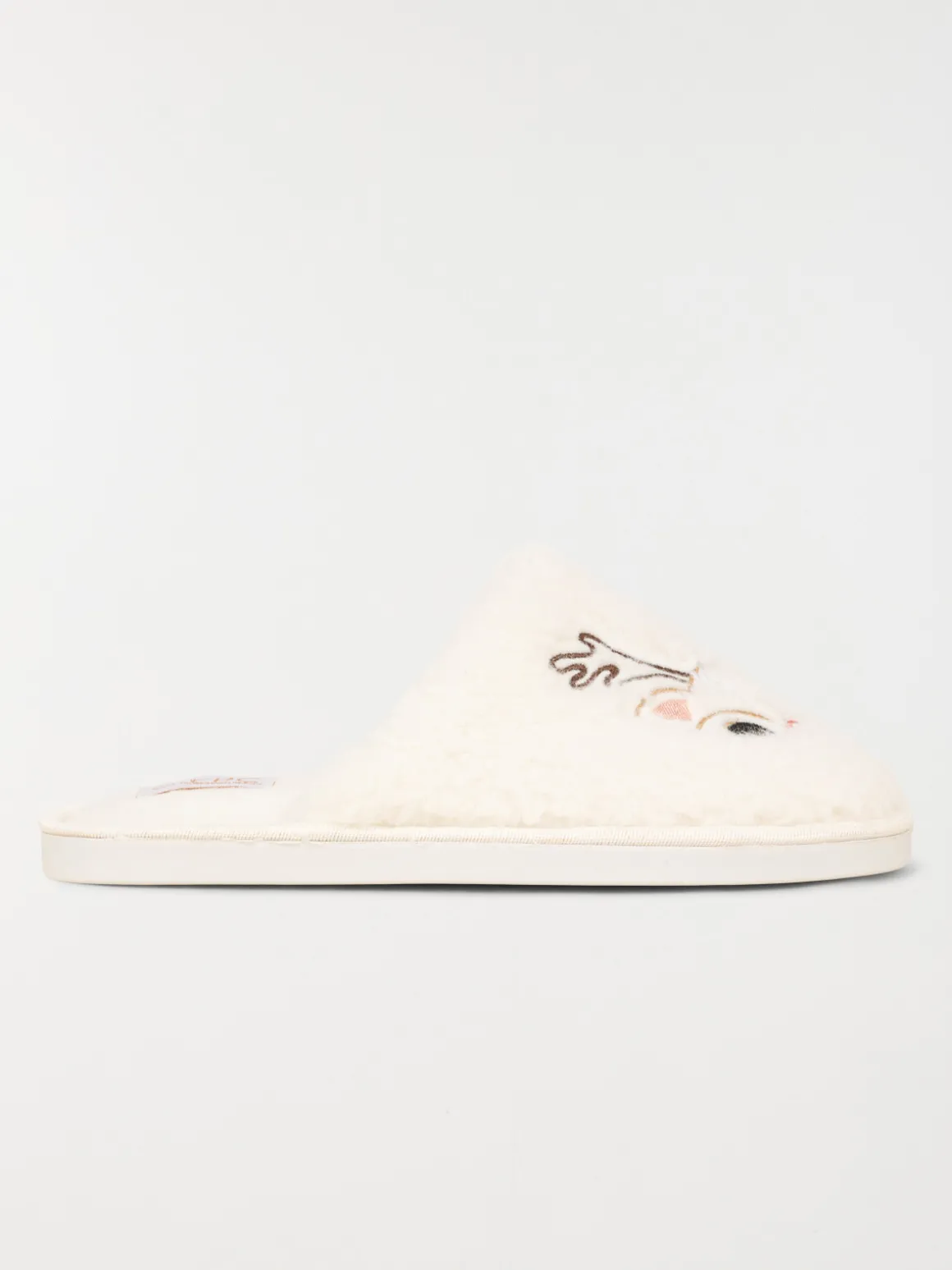 Chausson mule cerf femme (36-41)