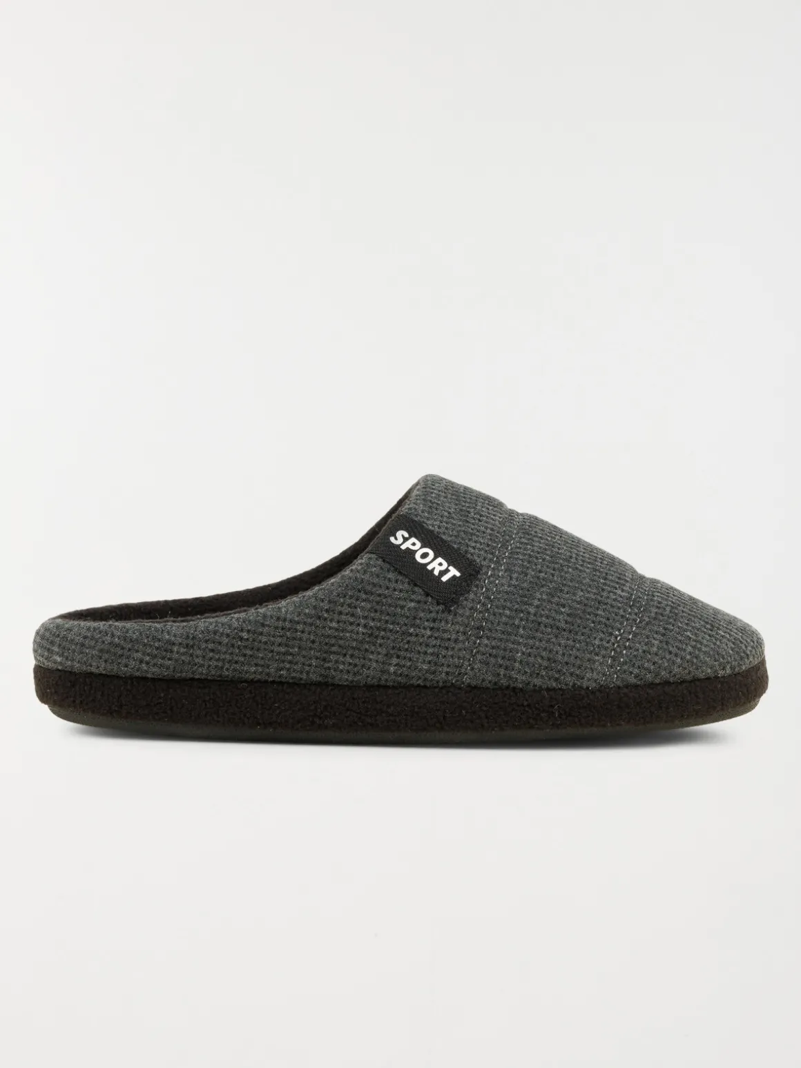 Chausson mule homme gris (41-46)