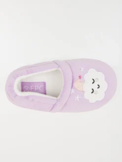 Chausson nuage lilas fille (24-30)