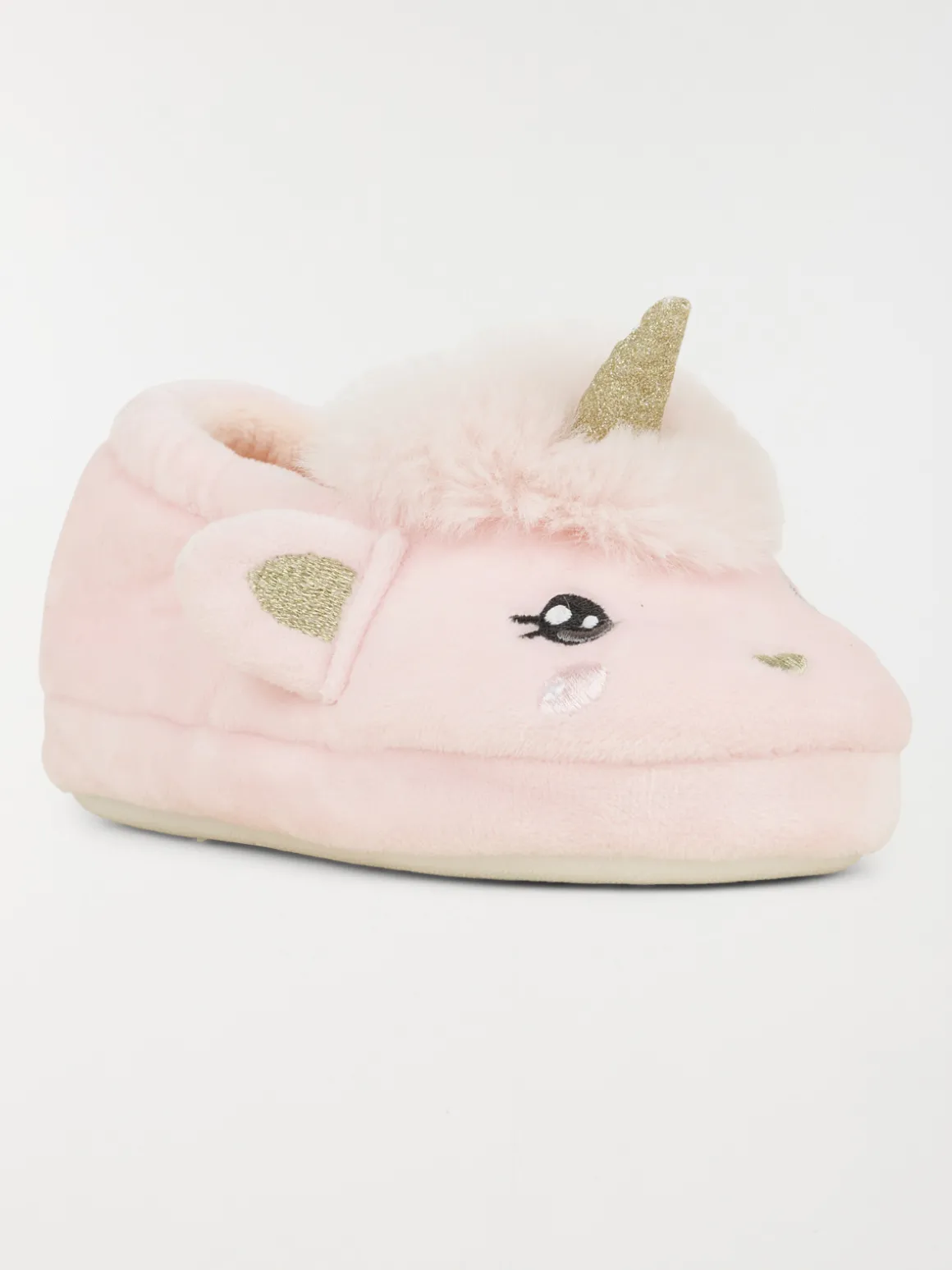 Chausson rose licorne 3D fille (24-30)