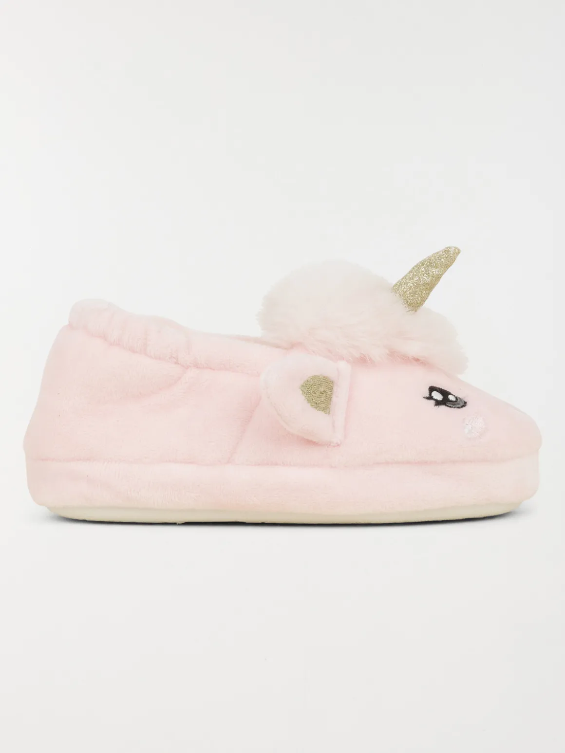Chausson rose licorne 3D fille (24-30)