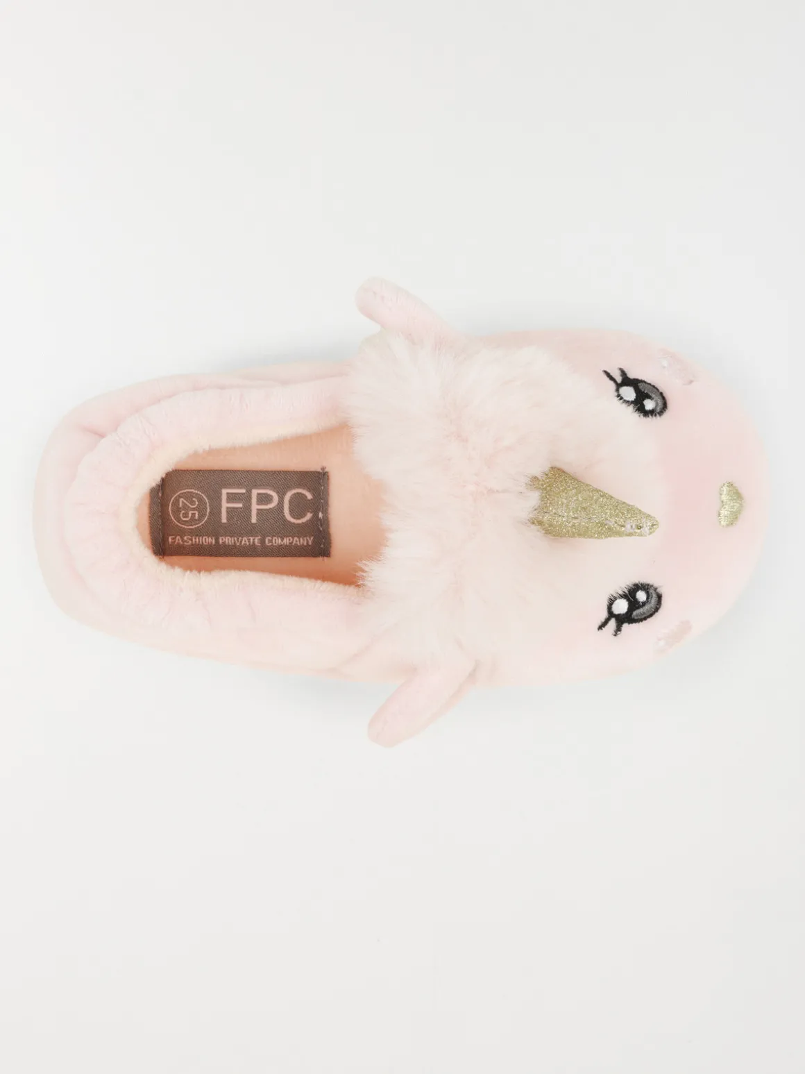 Chausson rose licorne 3D fille (24-30)