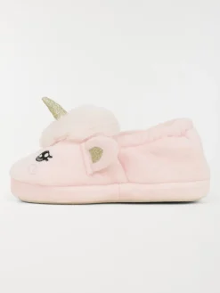 Chausson rose licorne 3D fille (24-30)