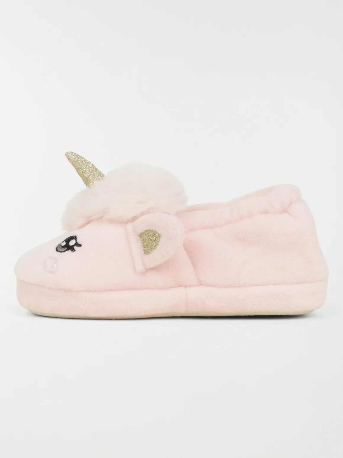 Chausson rose licorne 3D fille (24-30)