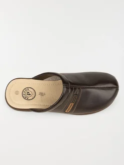 Chausson sabot homme marron (40-46)