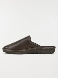 Chausson sabot marron homme (40-46)