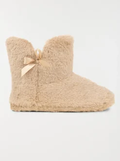 Chaussons bottes femme mocca (36-41)