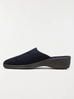 Chaussons broderie fleur femme (36-41)