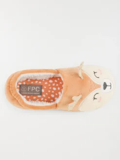 Chaussons cerf 3D marron fille (31-35)