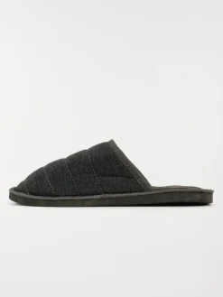 Chaussons coloris gris homme (40-46)