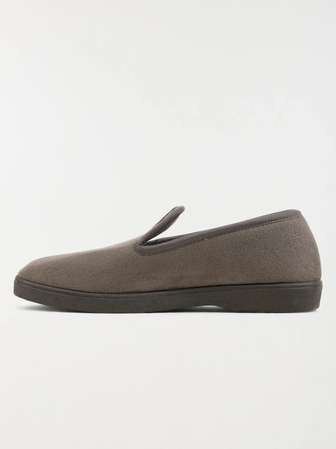 Chaussons coloris gris homme (40-45)