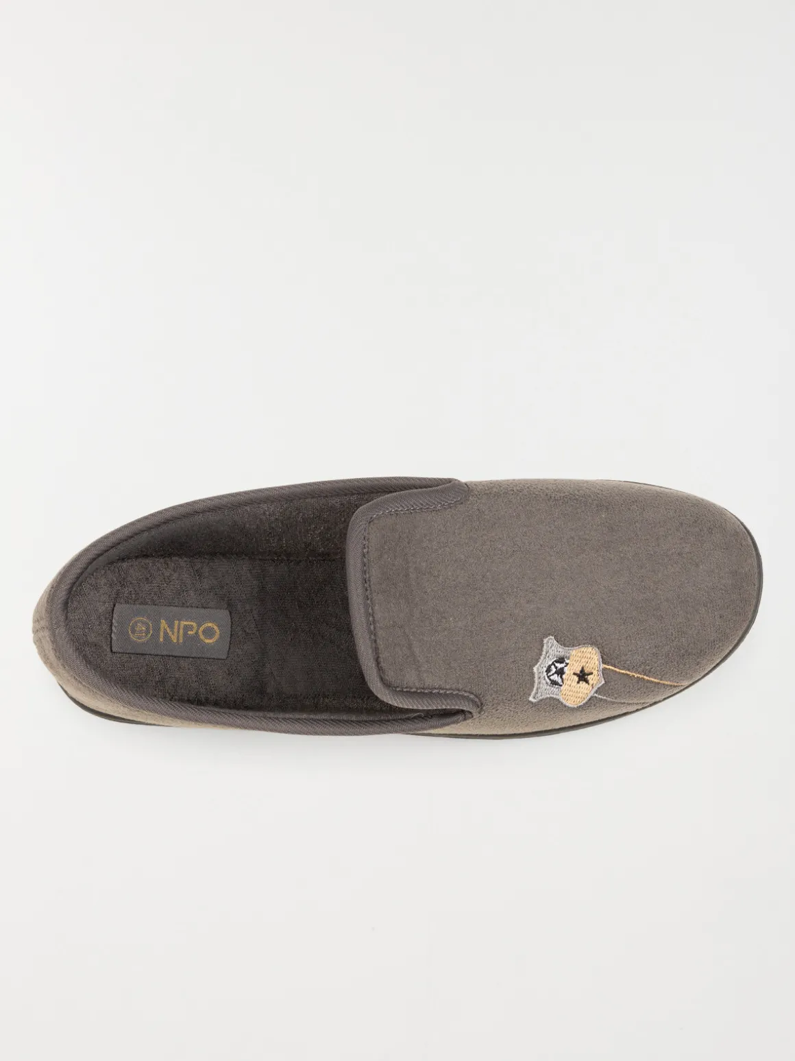 Chaussons coloris gris homme (40-45)