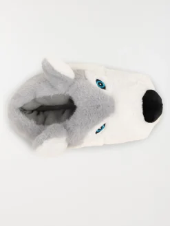 Chaussons 3D loup garçon (32-39)