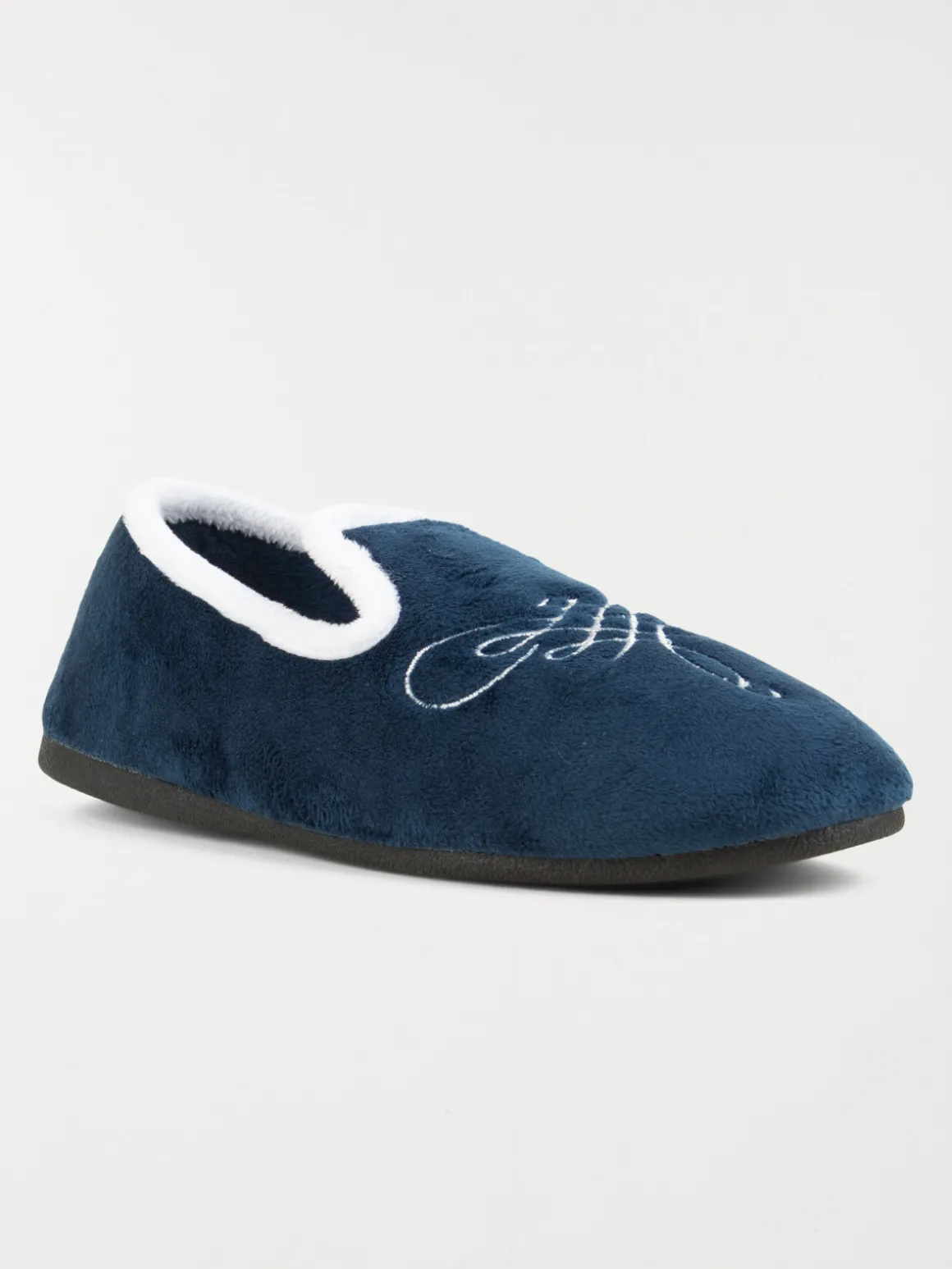 Chaussons femme coloris navy (36-42)