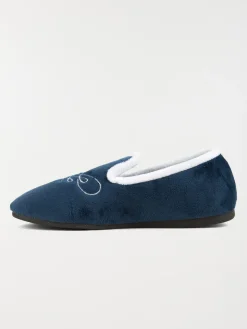 Chaussons femme coloris navy (36-42)