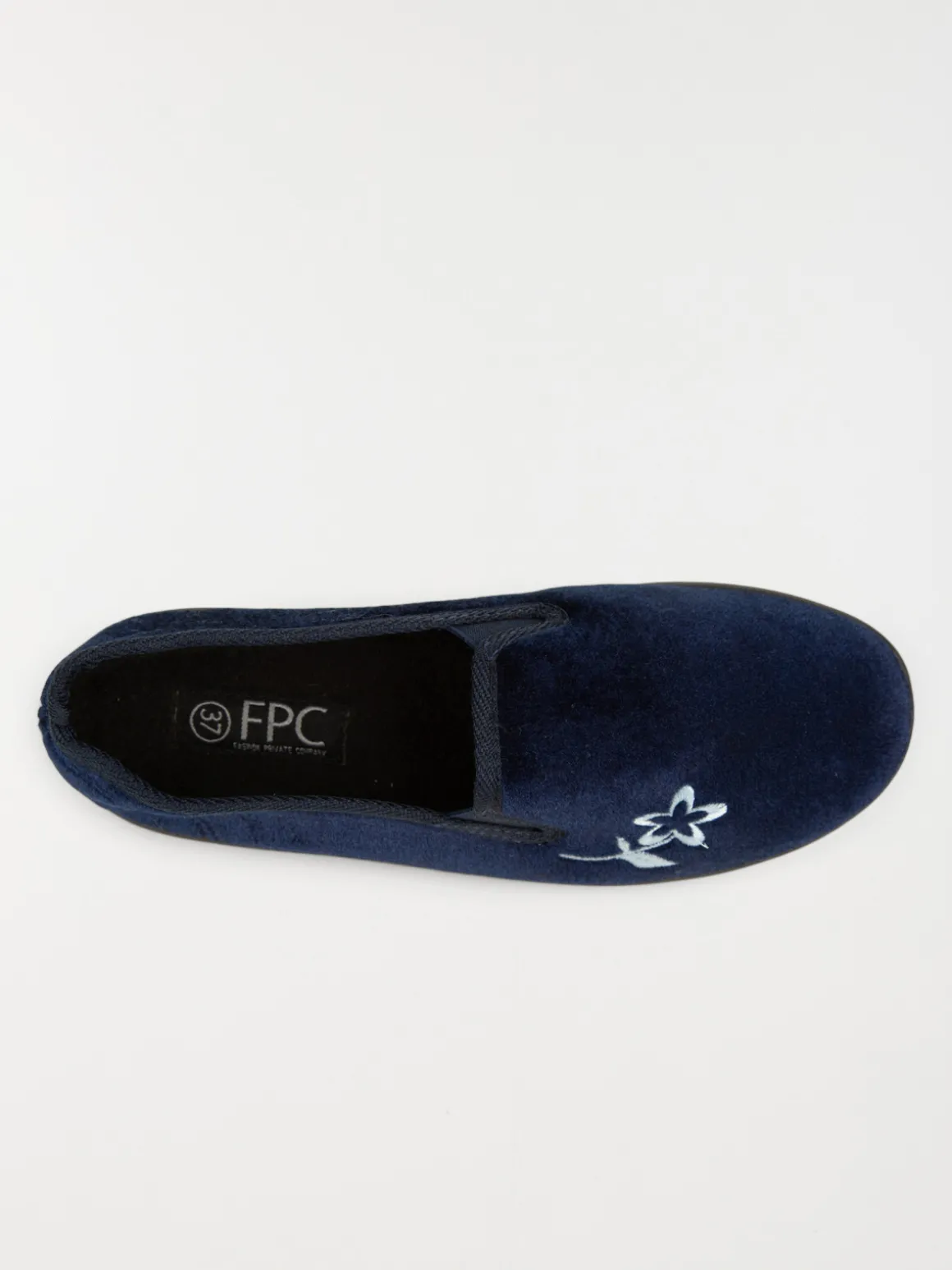 Chaussons femme coloris navy (36-41)