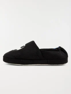 Chaussons football noir garçon (31-38)