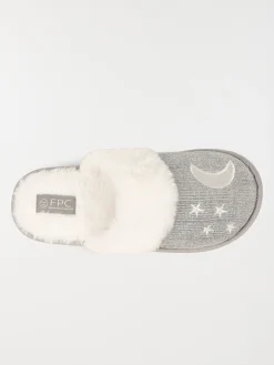 Chaussons fourrés étoiles femme (36-41)