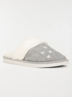 Chaussons fourrés étoiles femme (36-41)