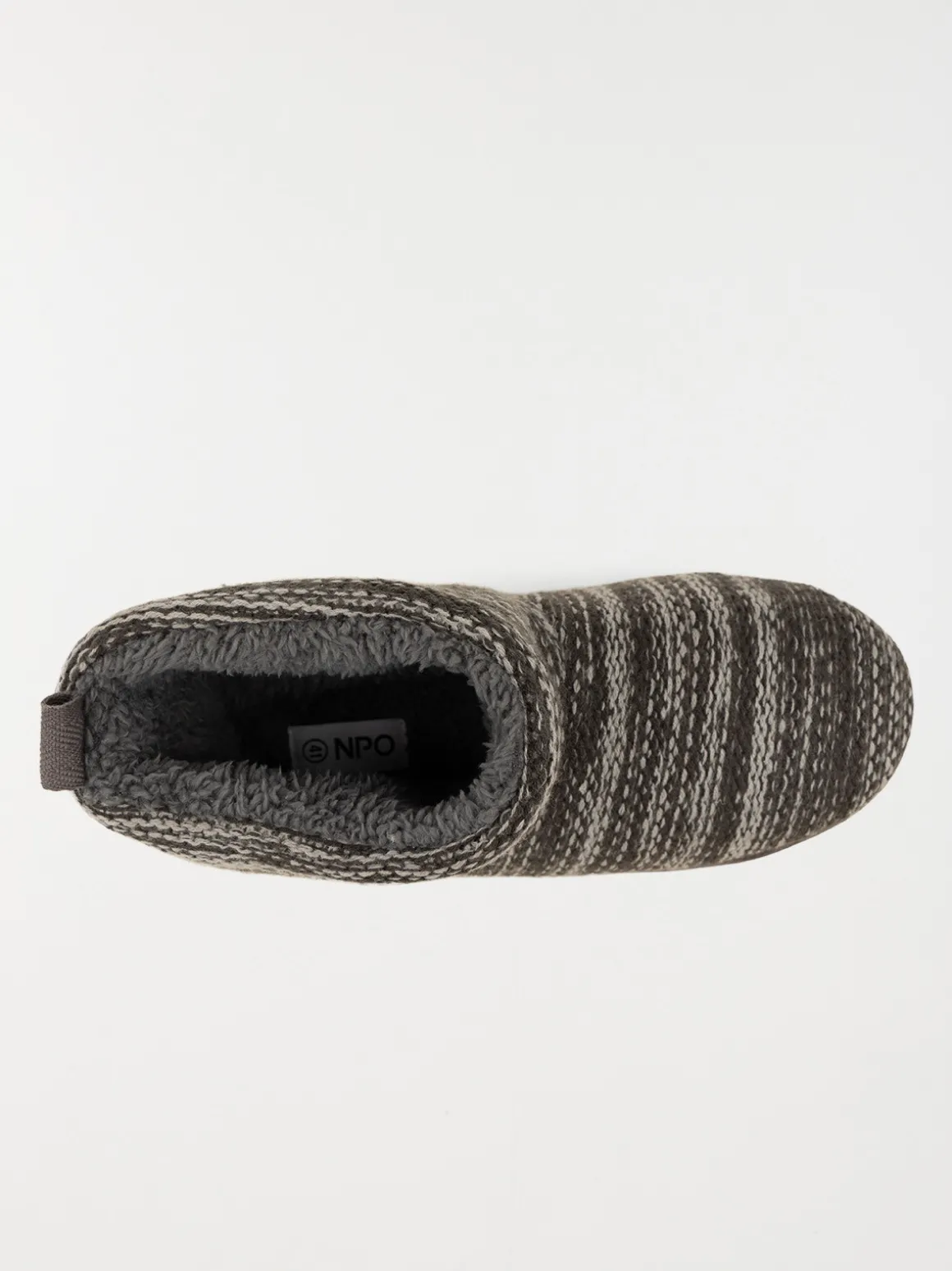Chaussons gris à carreaux homme (40-45)