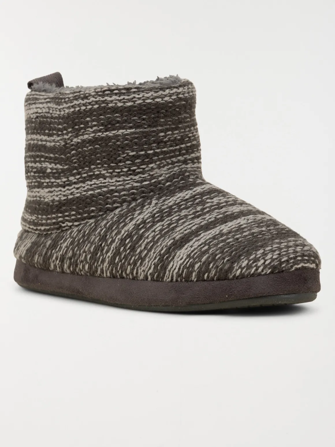 Chaussons gris à carreaux homme (40-45)