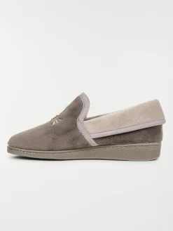 Chaussons gris femme (36-41)
