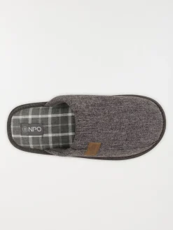 Chaussons gris homme (41-46)