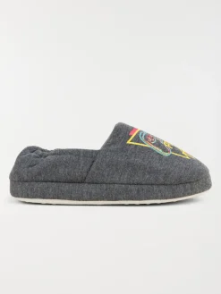 Chaussons gris jeu vidéo garçon (32-39)