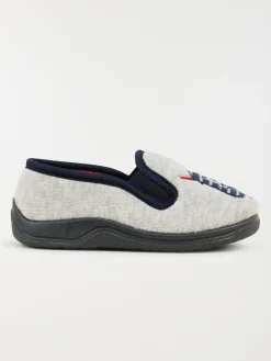 Chaussons gris monstre garçon (24-30)