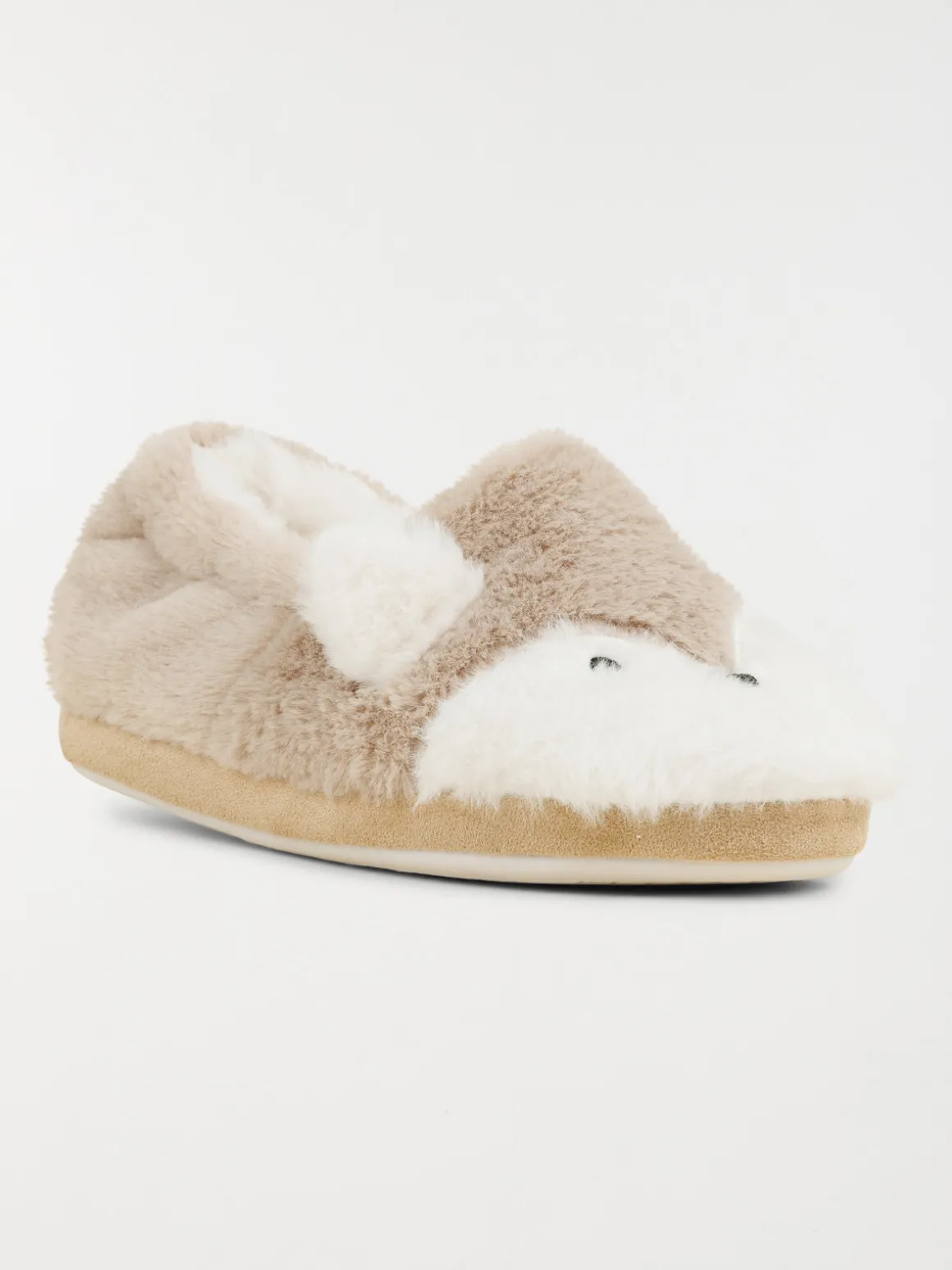 Chaussons gris renard femme (36-41)