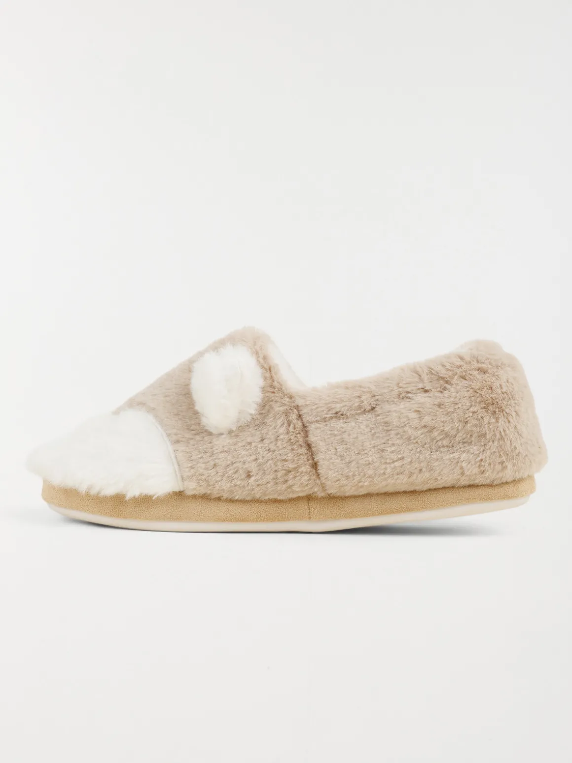 Chaussons gris renard femme (36-41)