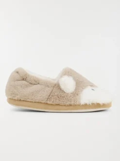 Chaussons gris renard femme (36-41)