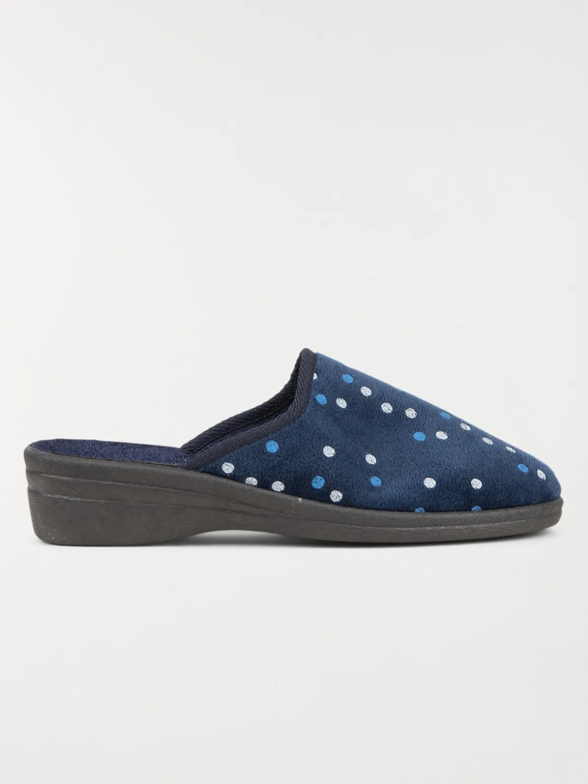 Chaussons imprimé pois femme (36-40)