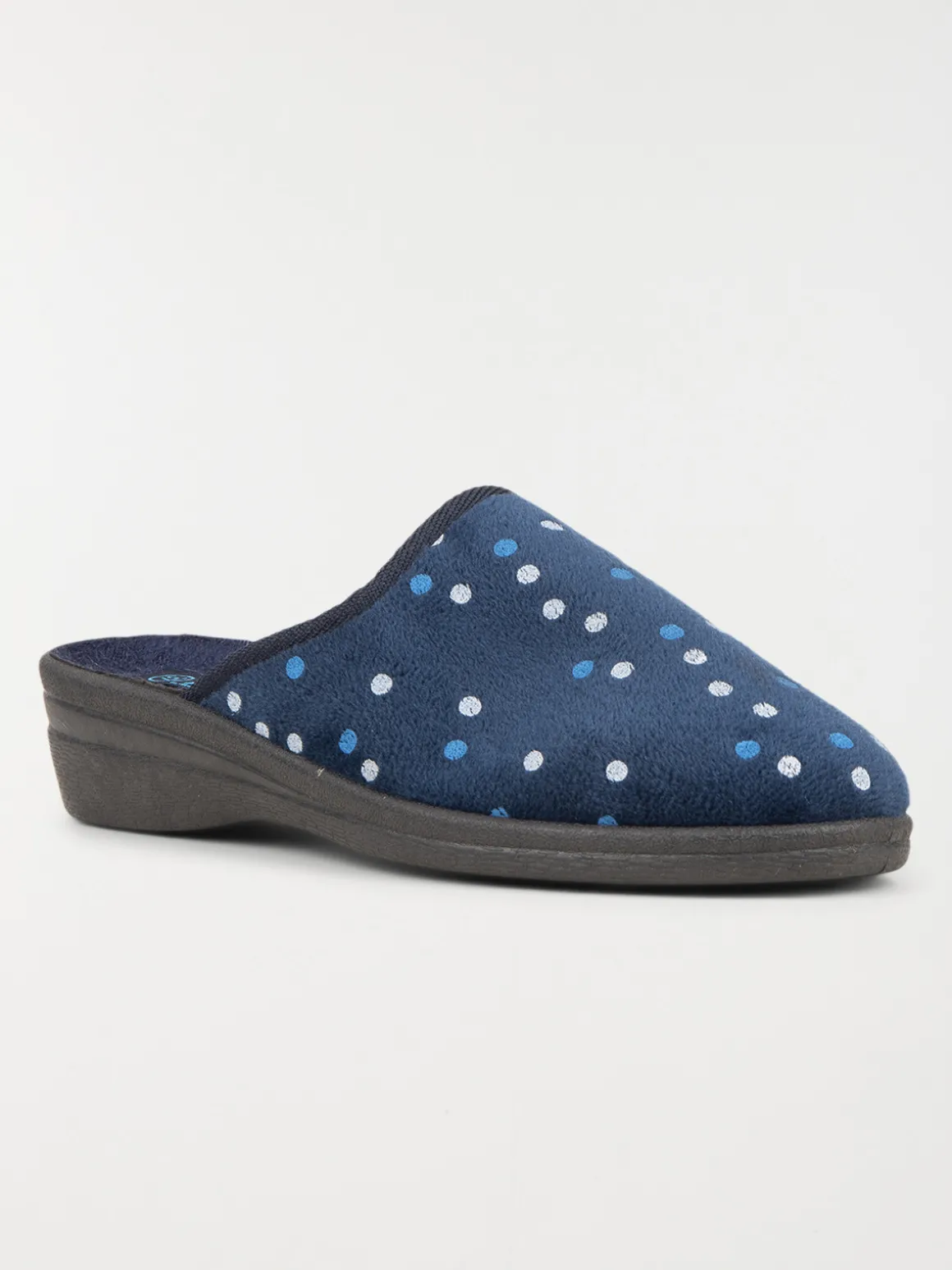 Chaussons imprimé pois femme (36-40)