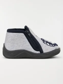 Chaussons lions gris garçon (19-23)