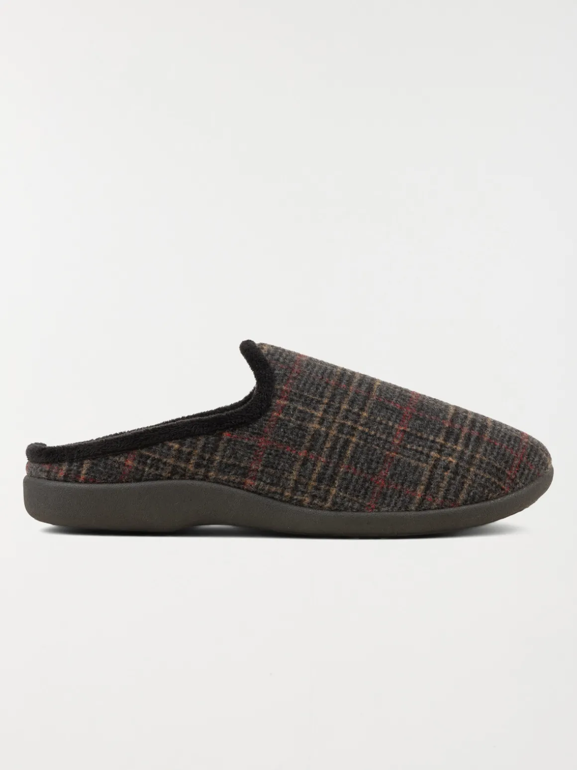 Chaussons marrons carreaux homme (41-46)